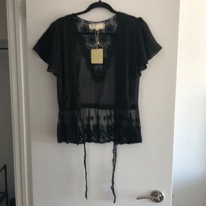 Sheer Lace Boho Gothic Vintage Feel Cardigan